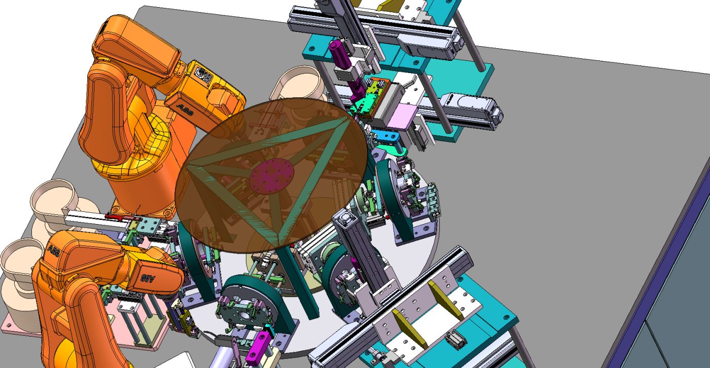 industrial 3D model Automatic screw locking device - MACHINE - WORLD