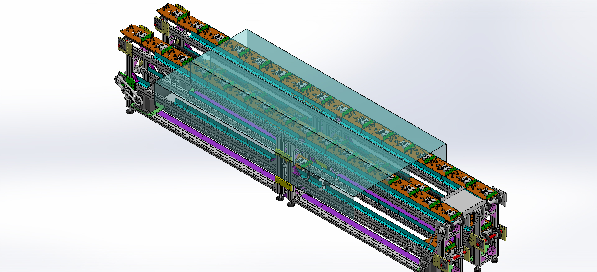 industrial 3D model Conveyor - MACHINE - WORLD