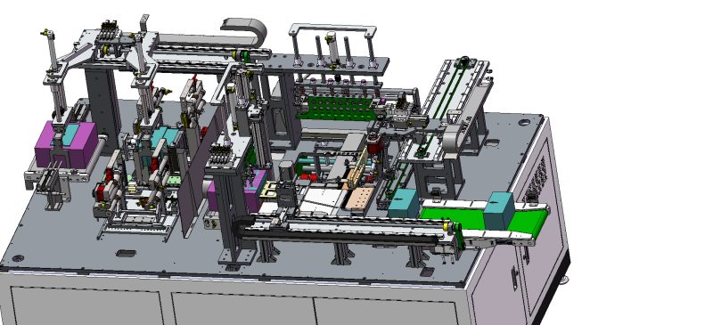industrial 3D model Box automatic shrink film packing machine - MACHINE ...