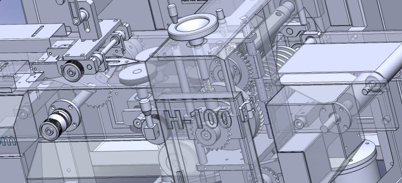 industrial 3D model Mechanical flow packaging machine - MACHINE - WORLD