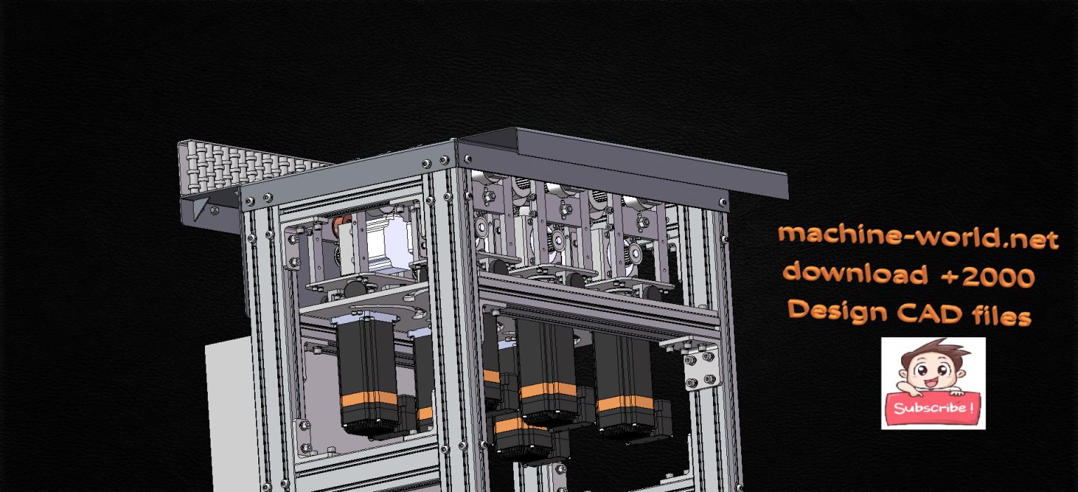 industrial 3D model Wheel sorter 2 - MACHINE - WORLD