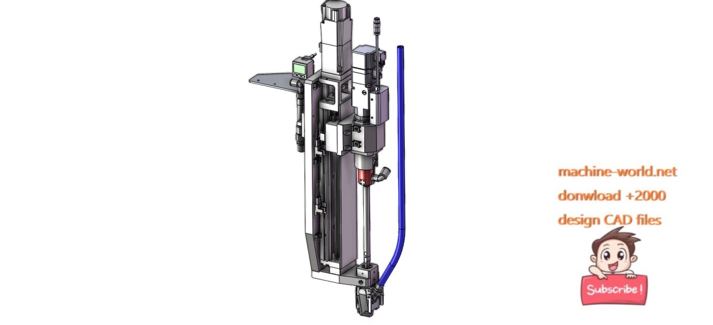 Vacuum tube screw locking mechanism MACHINE WOLRD