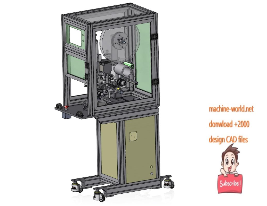 industrial 3D model Labeling and filming machines - MACHINE - WORLD