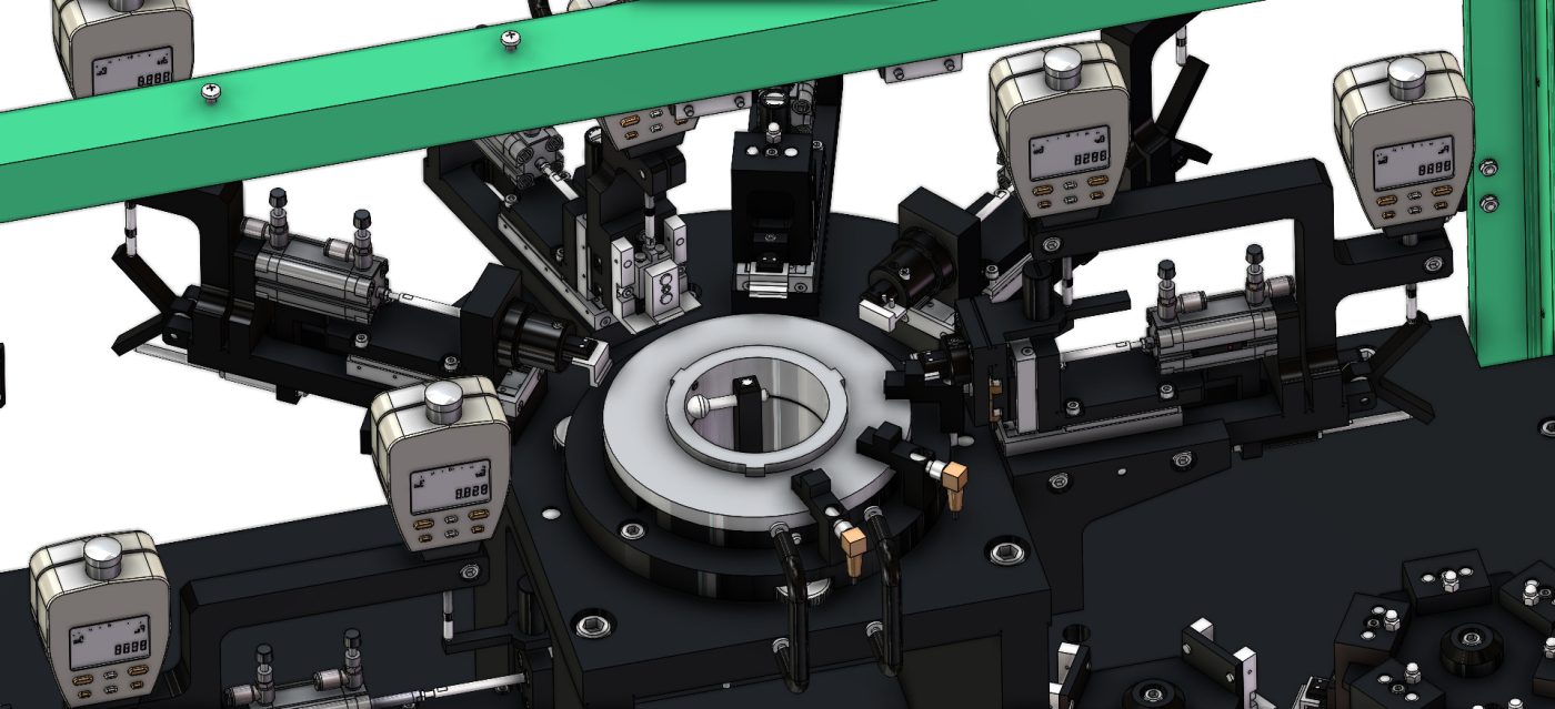 industrial 3D model Multi station test equipment - MACHINE - WORLD