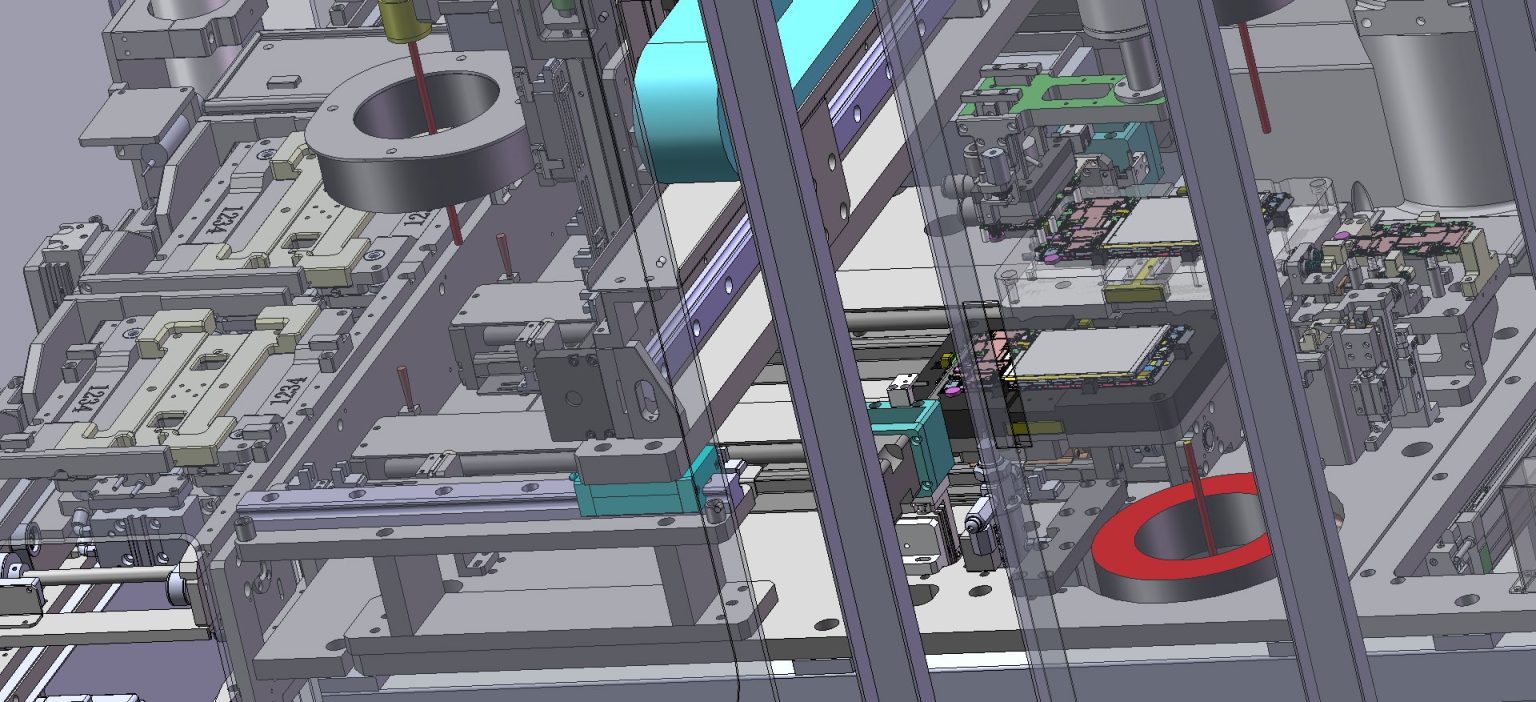 industrial 3D model Automatic assembly machine for motherboard ...