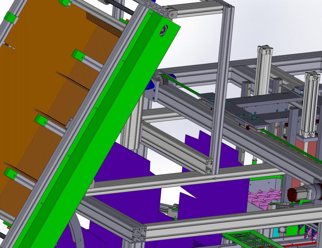 industrial 3D model Carton packaging machine - MACHINE - WORLD