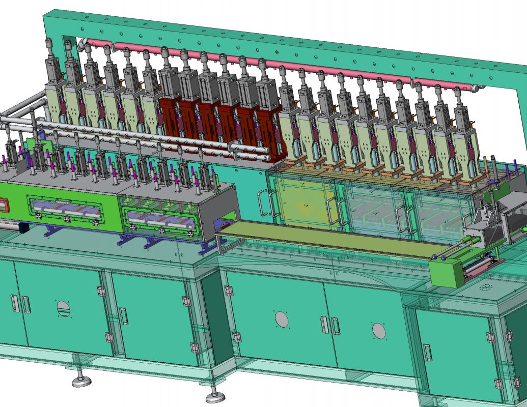 industrial 3D model Phone box wrapping machine - MACHINE - WORLD