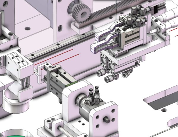 industrial 3D model wire cutting and stripping machine - MACHINE - WORLD