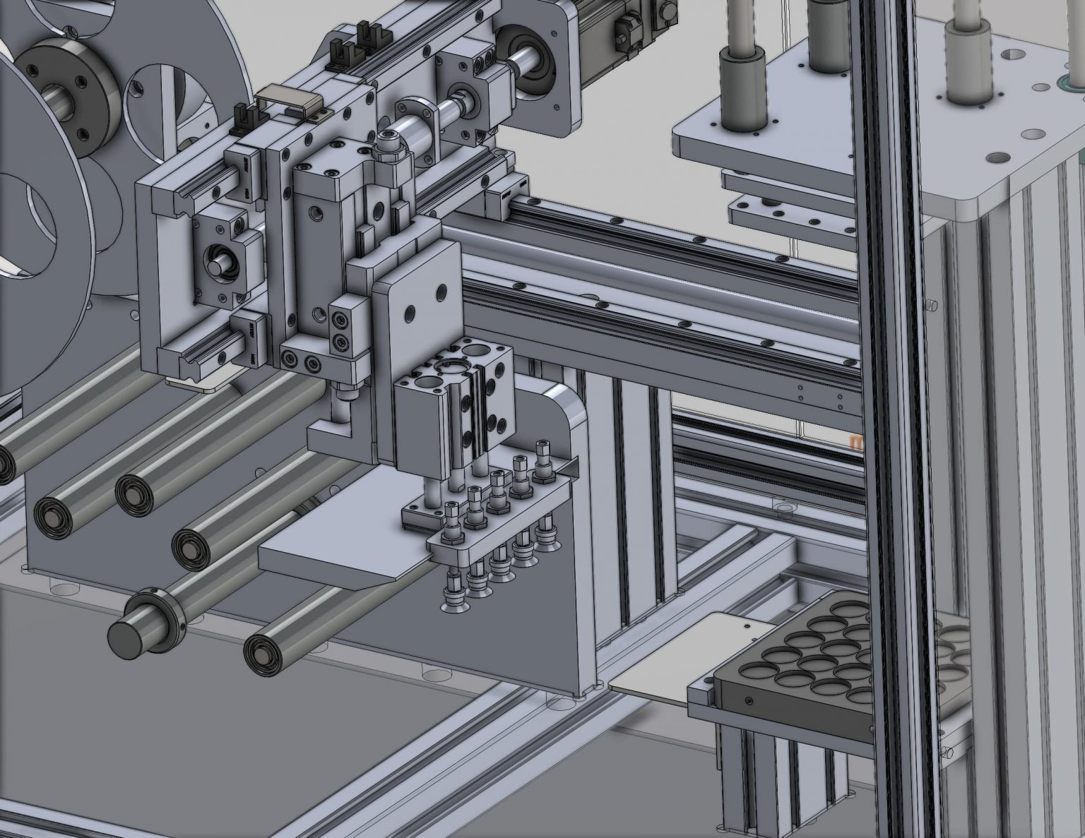 industrial 3D model Logo sticker machine - MACHINE - WORLD