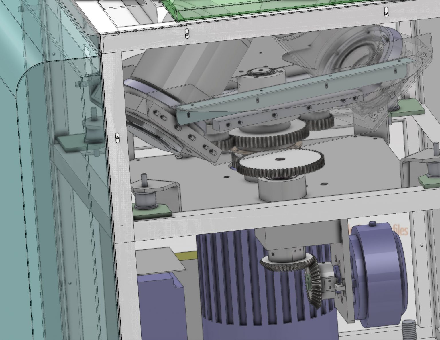 industrial 3D model Vacuum degassing machine - MACHINE - WORLD