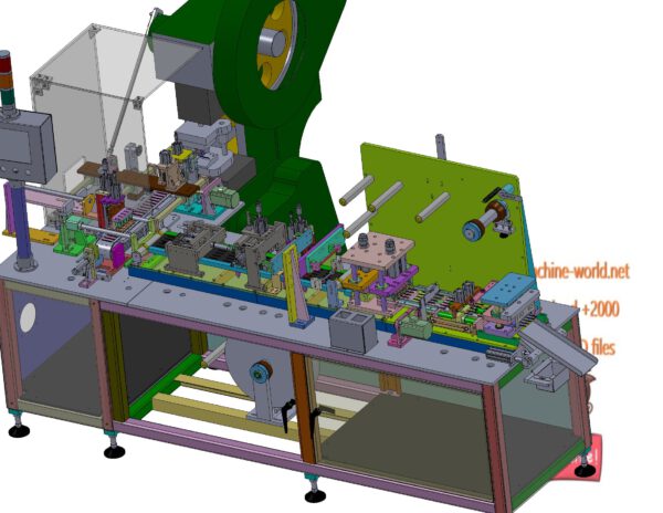 Pumching Machine Packing industrial 3D model punch knife packaging machine - MACHINE - WORLD