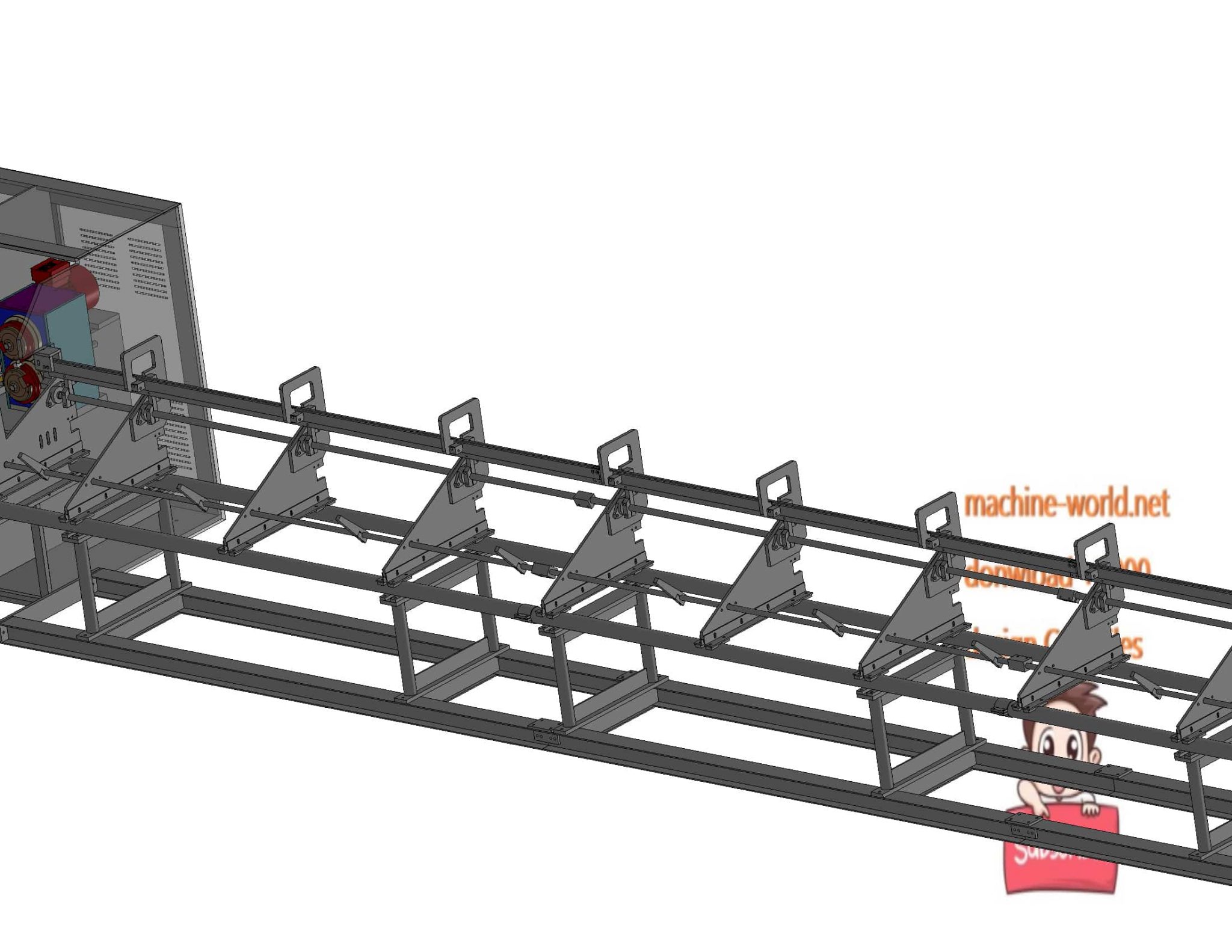 industrial-3d-model-wire-straightening-machine-machine-world