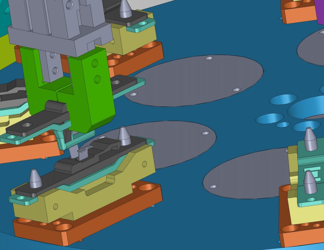 industrial 3D model Auto parts assembly machine MACHINE WORLD