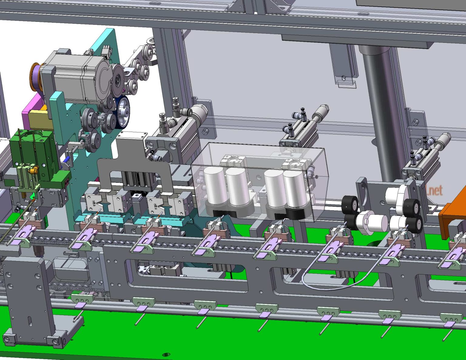 industrial 3D model Wire production machine - MACHINE - WORLD