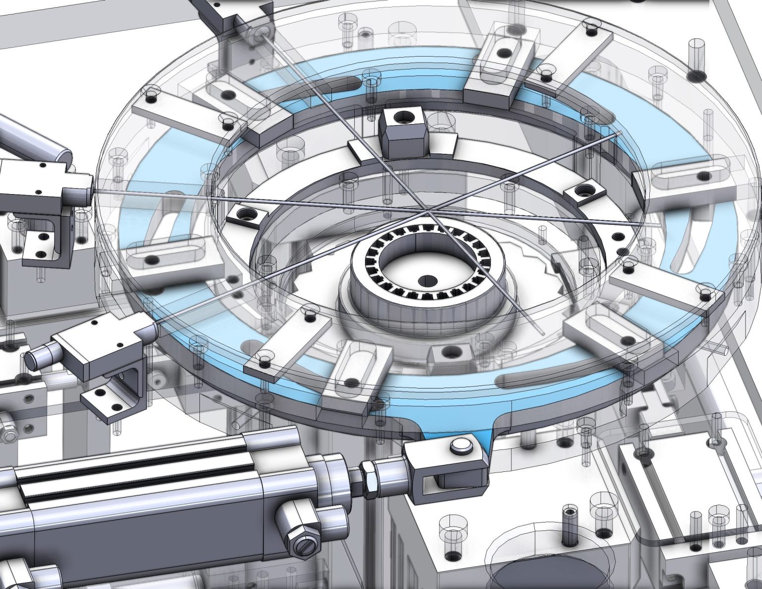 industrial 3D model motor wire assembly machine - MACHINE - WORLD