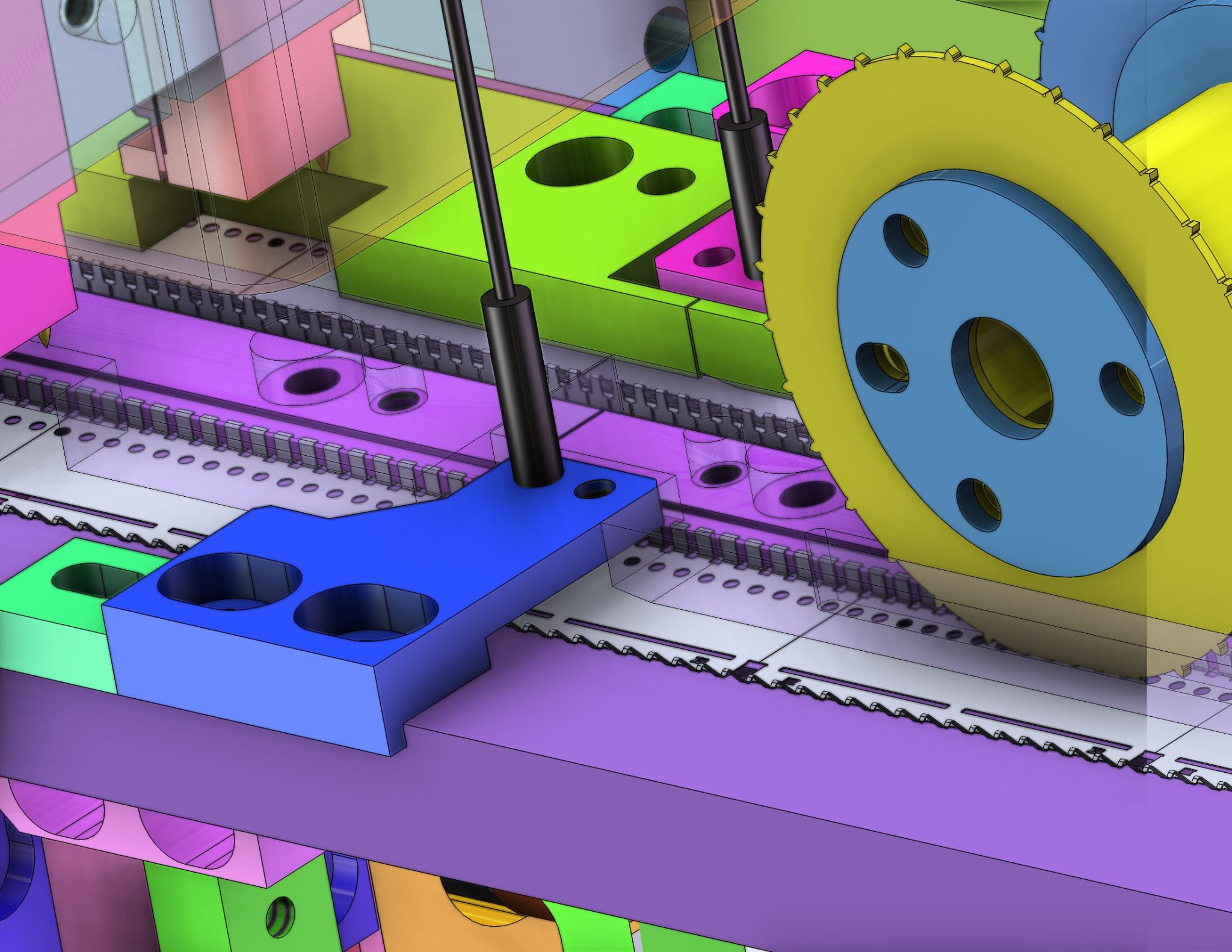 industrial 3D model terminal cam bending machine - MACHINE - WORLD