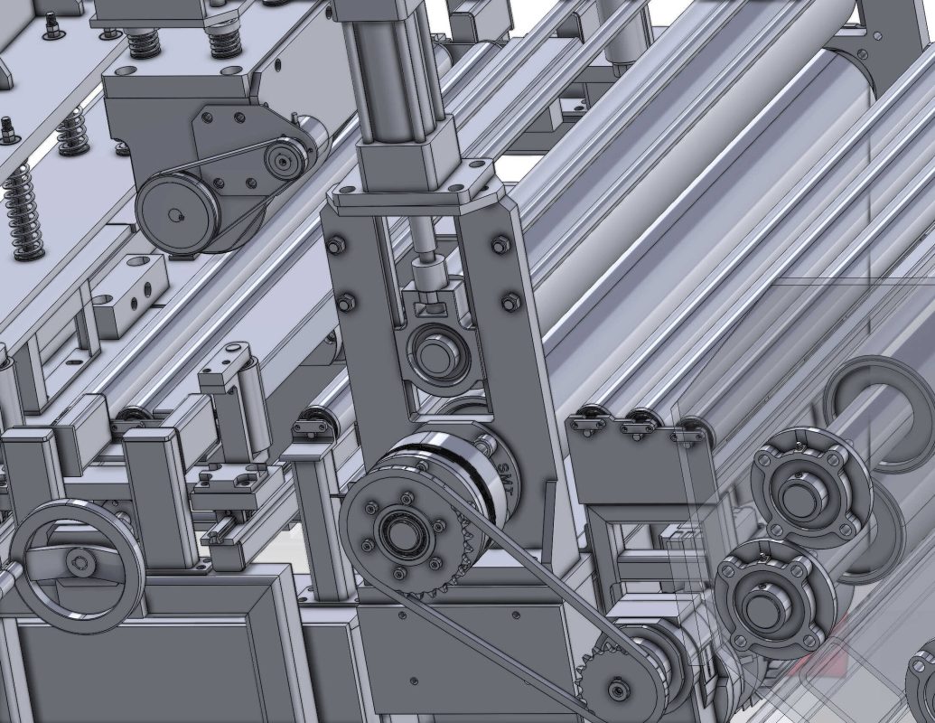 Work Machine 3d Mesh industrial 3D model High efficiency twin shaft shredder - MACHINE - WORLD
