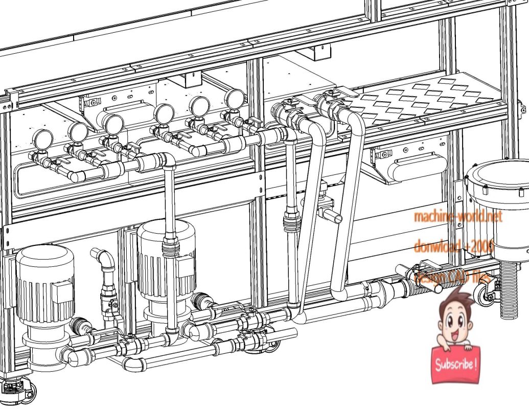 Industrial 3d Model Washing Machine Machine World