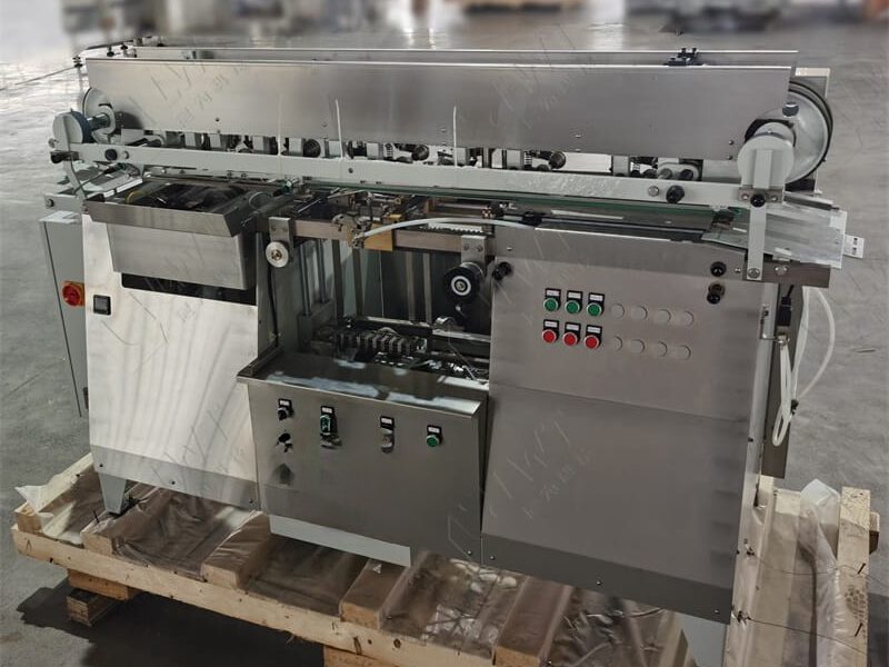 High speed horizontal cans tin label machine