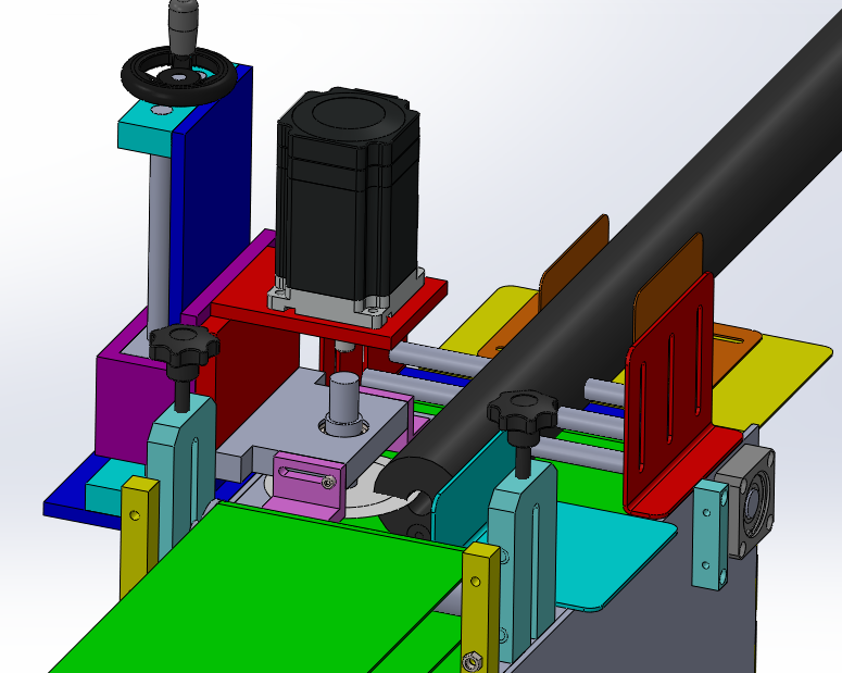 Automatic foam tube cutter