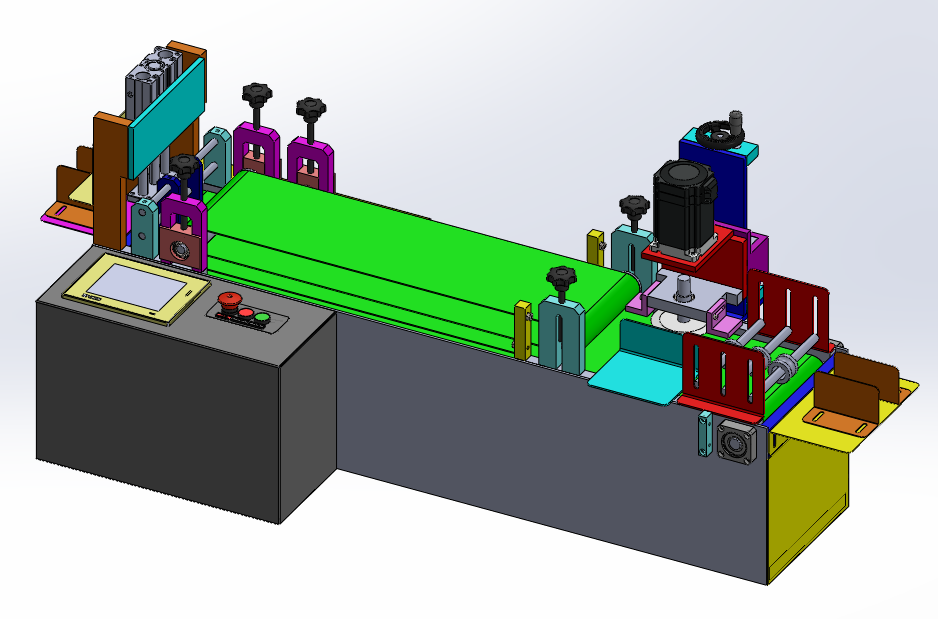 Automatic foam tube cutter
