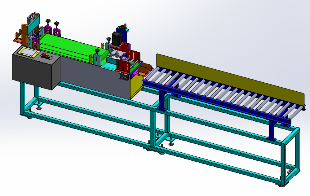 Automatic foam tube cutter