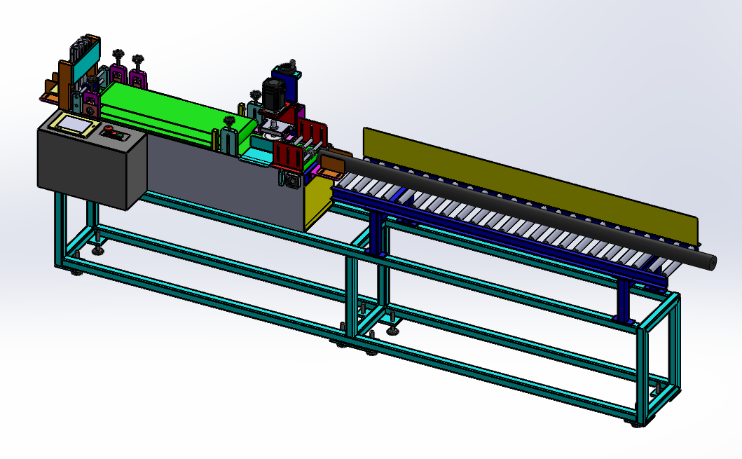 Automatic foam tube cutter